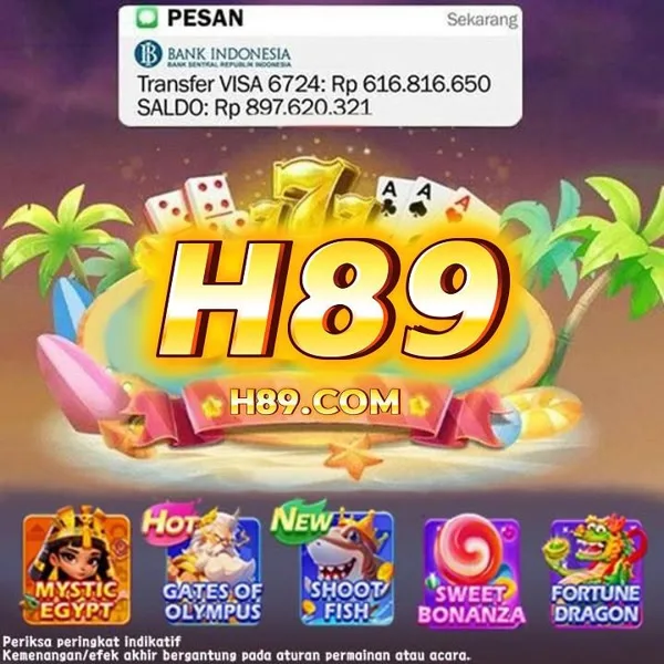 H89 Bonus Member Baru 100%